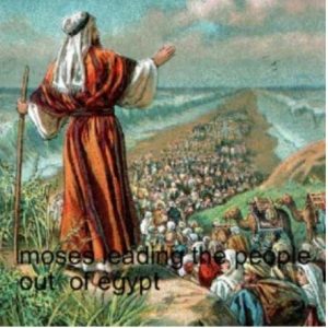 Мојсије води људе из Египта